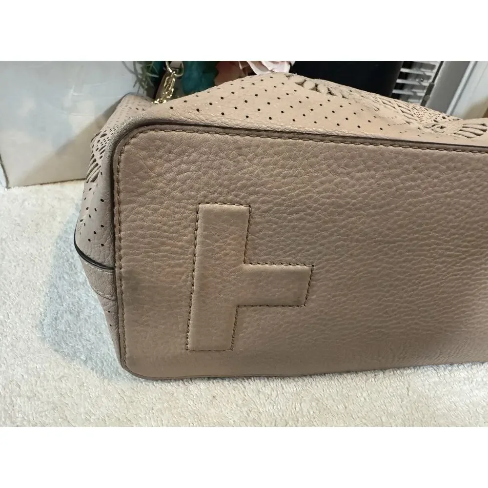 Tory Burch Ella 146437 Women's Tote Bag Mini - MAUVE (BRTHRIFTY - Picture 9 of 13